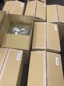 Packaging process of matcha tea