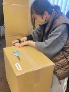 Packaging process of matcha tea